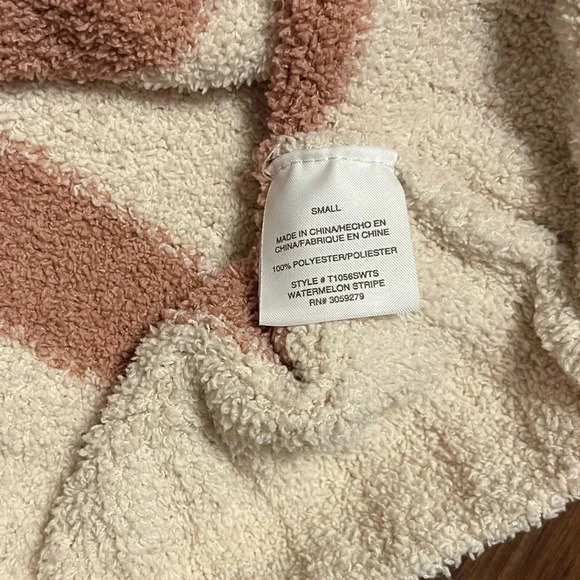 Thread & Supply Cozy Soft Striped Ribbed Crewneck Sweater Boho - Picture 8 of 9